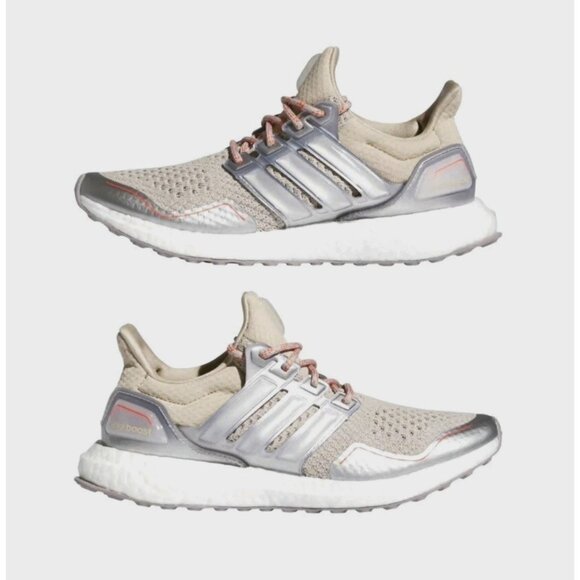 NEW Adidas - 8 1/2 Ultra Boost 1.0 Women's Wonder Beige /Taupe Sneaker IE7390 - Picture 6 of 12